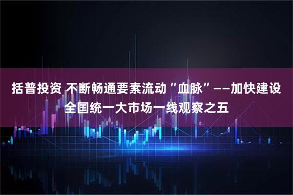 括普投资 不断畅通要素流动“血脉”——加快建设全国统一大市场一线观察之五